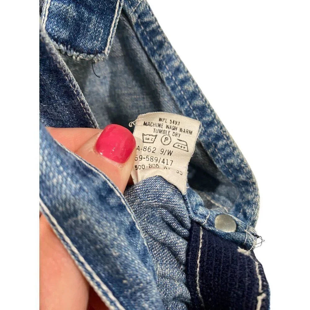 Vintage Washington Dee Cee Denim Overall Bibs - Made in USA - Toddler 3T